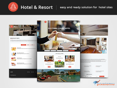 Hotel & Resort WordPress Theme guest house hotel hotel design hotel industry sites motel wordpress wordpress themes