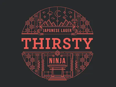 Ninja - Label Design beer design label mumbai ninja essentials packaging studio vector