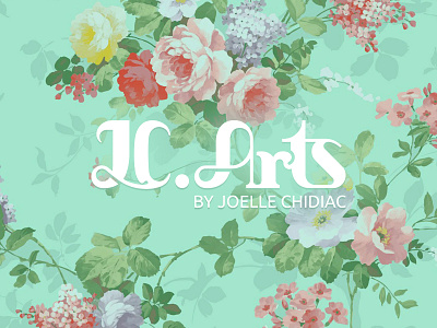 JC Arts arts crafts identity logo rose vintage