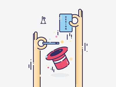 Magic icon logo symbol vector