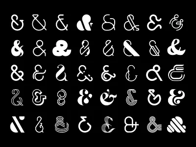 Typism vol. III ampersand conference flat letter lettering type typism typography