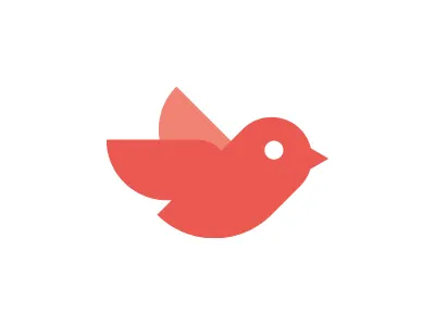 Little Bird animal bird logo minimalism morecolor sparrow wings
