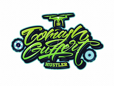 Tomash Guffert calligraphy copter font letter lettering letters logo type