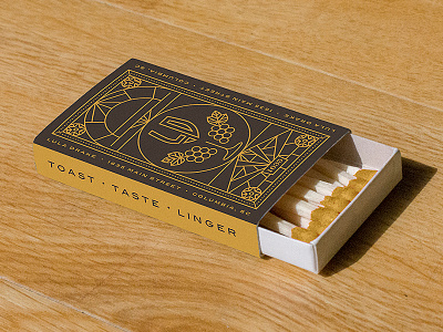 Matchbox for Wine Bar lula drake matchbox matches wine bar