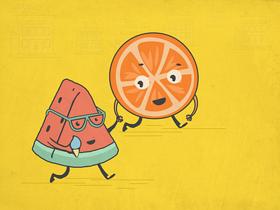 Fruit fruit fun fruits graphic moments orange watermelon