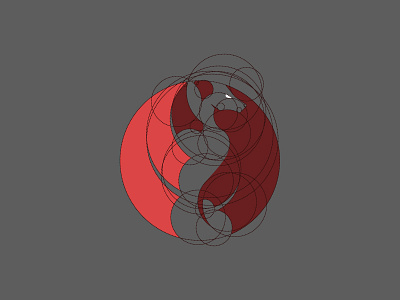 Dragon animal beast circle dragon logo mythology negative space scredeck shape