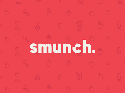 Smunch brand branding custom typography food identity logo logotype madebyborn pattern smoothie texture typography