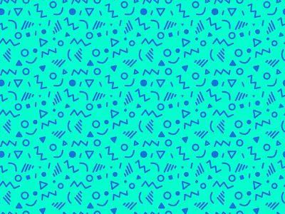 Squiggle Pattern 90s geometric pattern squiggle
