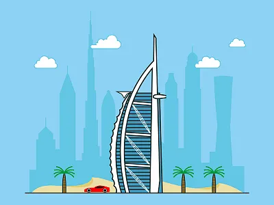 Dubai building design ui