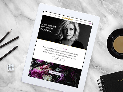 Kate Eckman Website web design website