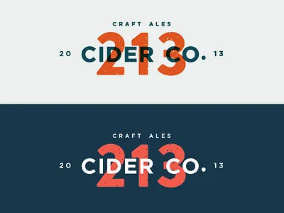 213 Logo Overlap 213 ales badge cider colorado springs logo number overlap