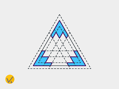 Abstract triangles concept #2 concept graphic design inkscape logo design triangles vector