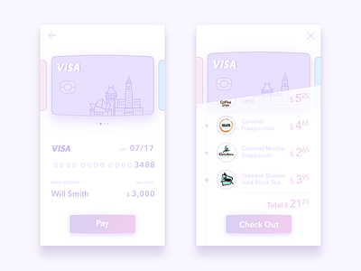 Visa Checkout app branding clean design flat icon illustration logo typography ui ux vector