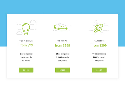 Price table design interface landing payment plan price pricing table ui user ux web