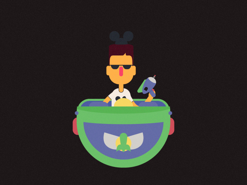 Ride 3: Buzz Lightyear's Astro Blaster ae animation blaster buzz lightyear character disney disneyanimatededventures disneyland gif shooter toy story