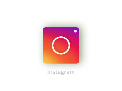 Instagram Icon branding icon identity instagram lettering logo logotype script typography wordmark