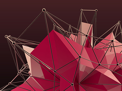 3D wall 3d cinema4d edges lines photohsop plexes sphere wallpaper