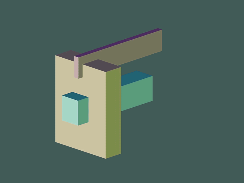 Letter F ae alphabet animated c4d f gif letter