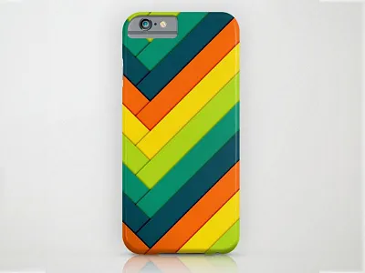Layered Angles art design geometric graphic iphone pattern phone shadow stripes