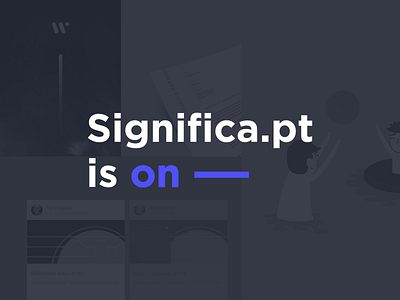 Significa.pt is online online portfolio ui ux website