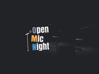 Open Mic Night event identity mark