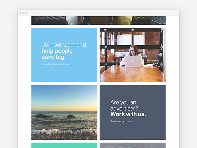 Index page navigation cta index page large buttons navigation ui ux