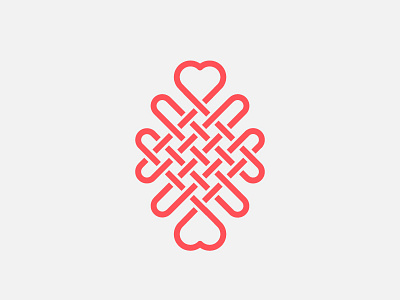 Heart's Maze heart icon illustrator logo love maze minimal