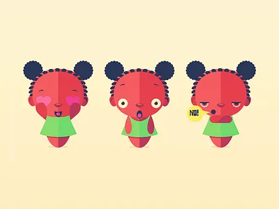 Emoji Afro Kid emoji