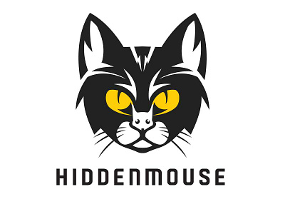 Hiddenmouse animales animals cat gatos hidden logotipo logotype mouse raton