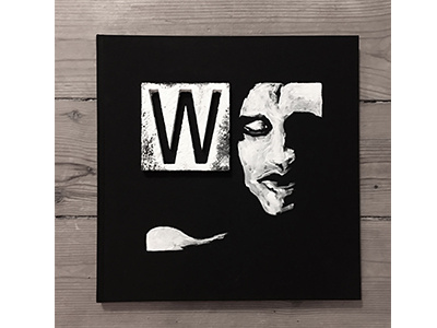 Welum Art Books abstract art book cover design fashion negative space painting portrait welum