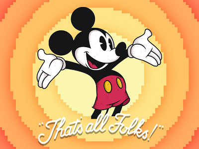 Thats All Classic all animation buttons character classic ears eyes folks hands mickey mouse orange