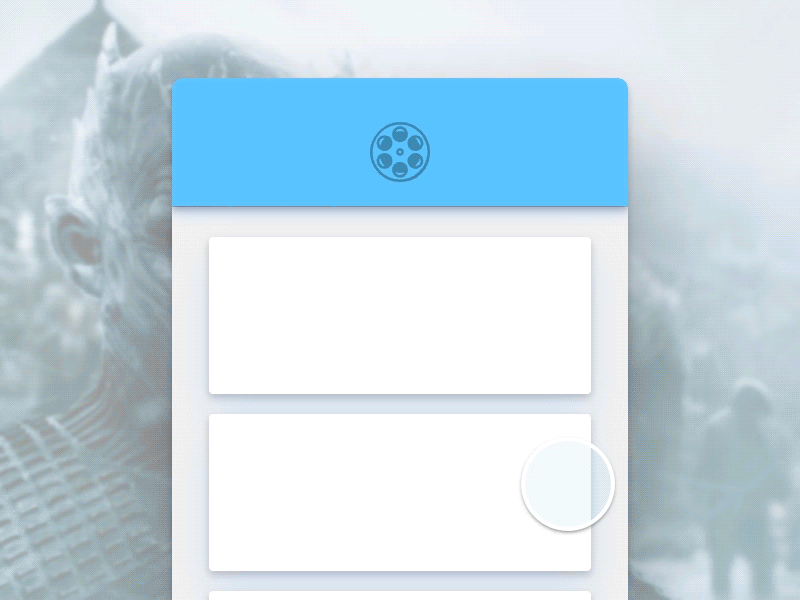 Weekly Challenge 2 - Pull to Refresh animated animation challenge game gif got loader loading motion pull to refresh star wars thrones