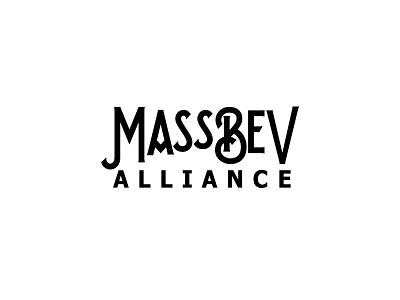 Mass Bev 2 beer lettering logo logotype massachusetts type typography