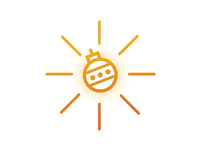 Christmas in July christmas graphic icon illustration sun