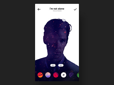 Double Exposure Effect App Prototype app double exposure effect prototype ui ux