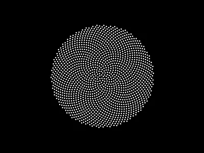 Phyllotaxis golden logo mean monogram ornament phyllotaxis symbol