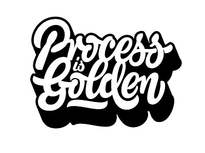 Process is Golden conference lettering pdx process process is golden wemake