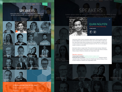 Conference Speakers conference data design desktop event homepage landing responsive security ui ux web