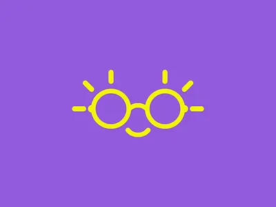 Sun | Glasses | Smile | Logo design brand buy children fun glasses logo mark shop sun