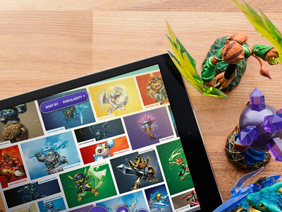 Skylanders app design developer engineering fingerfood skylanders vancouver