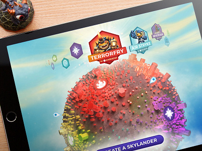 Skylanders app design developer engineering fingerfood skylanders vancouver