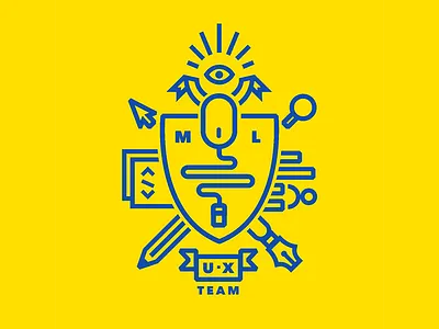 UX Team Logo design logo team ui ux