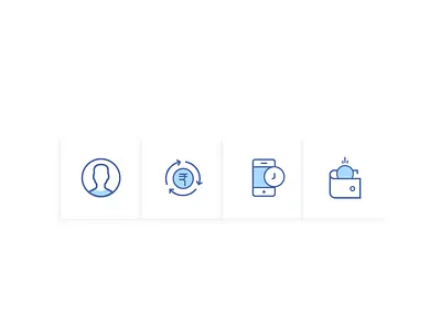 Banking Icons Set app bank icon line minimal money profile saving time transfer vector