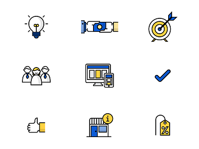 Icon set design graphic icon illustration vector