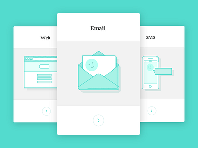 Message Creation app design card design flat icons illustration monoline ux