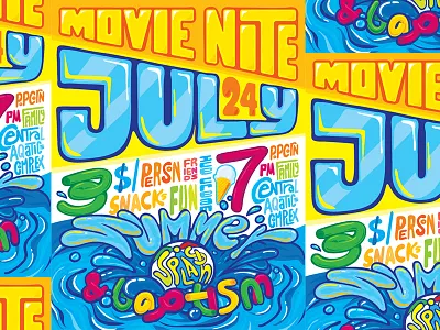 Summer Splash Part Deux ball beach cream gloss ice noodle pool summer vibrant water