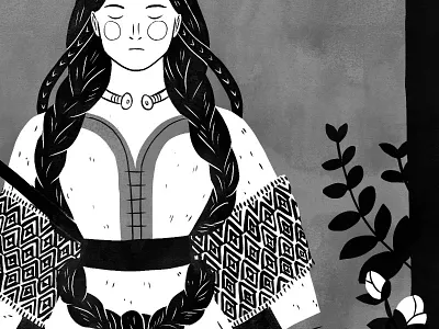 tribute for a weaver 2 adventure bw fantasy illustration knight loom manga studio