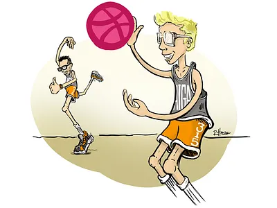 Bout to be Dribbblin'! 315 518 aiga aiga upstate ny debut doodle illustration new york silly syracuse thanks upstate new york