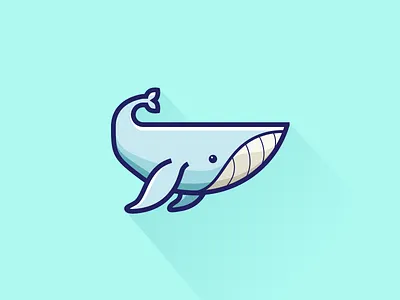 Whale animal blue illustration ocean whale