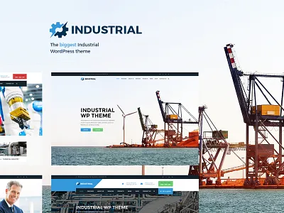 Industrial - Manufacturing WordPress Theme css design html industrial themeforest wordpress